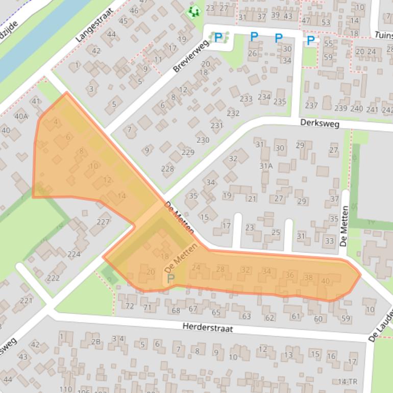 Kaart van postcodegebied 7891PV.