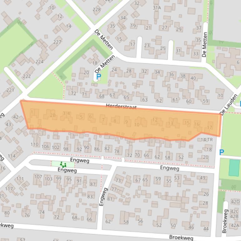 Kaart van postcodegebied 7891RA.