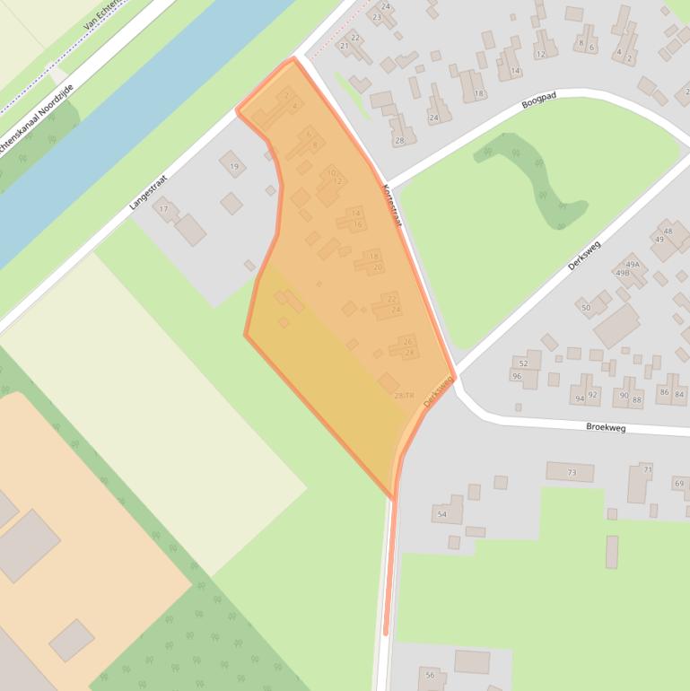 Kaart van postcodegebied 7891RD.