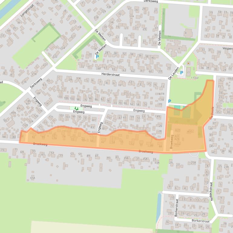 Kaart van postcodegebied 7891RT.