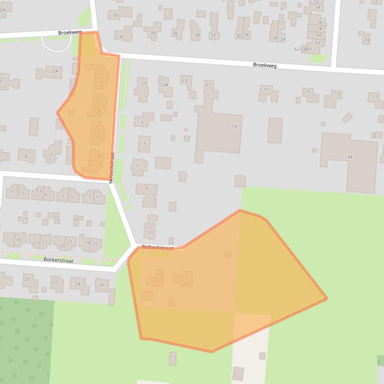Kaart van postcodegebied 7891SW.