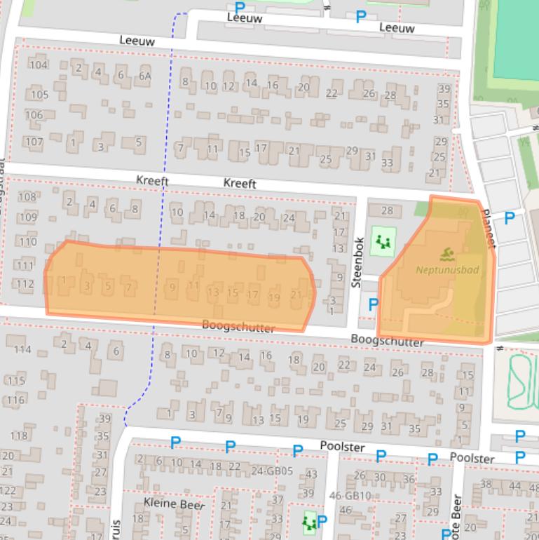 Kaart van postcodegebied 7891TT.