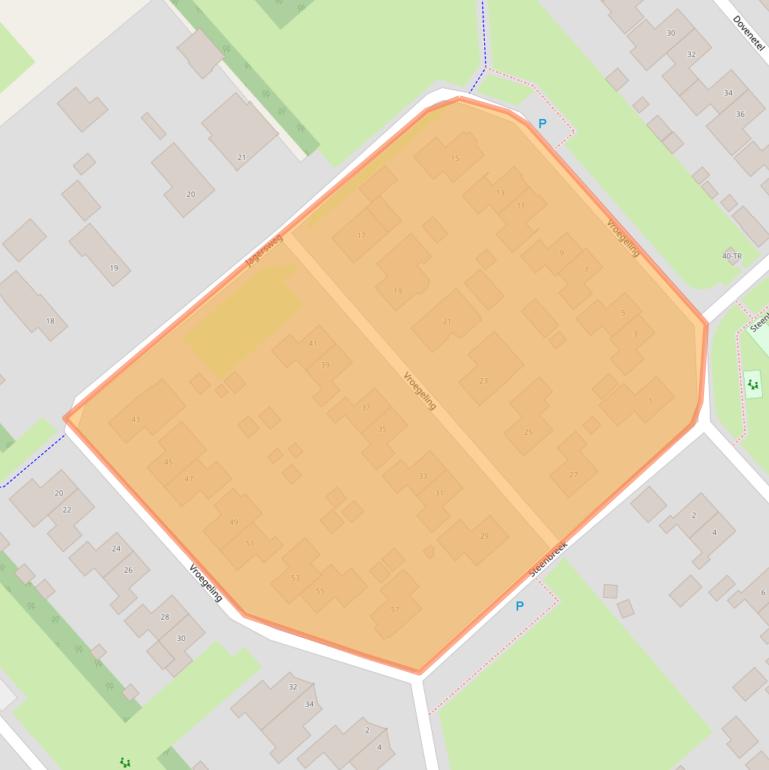 Kaart van postcodegebied 7891WE.