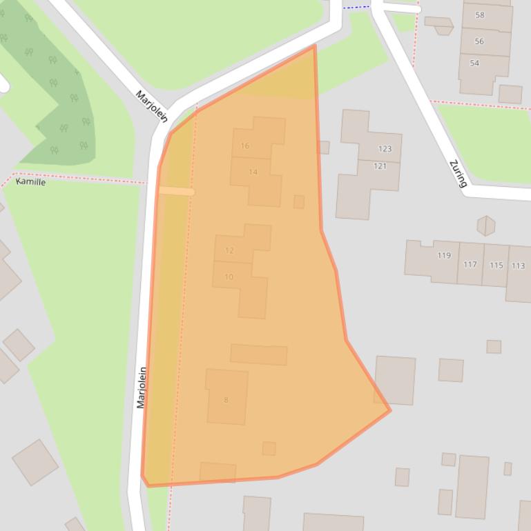 Kaart van postcodegebied 7891WN.