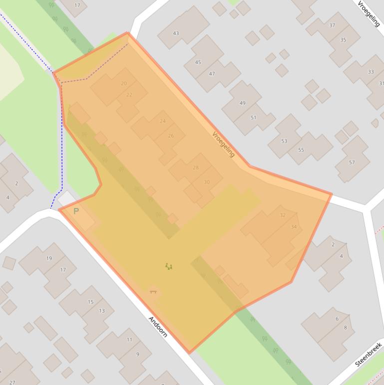 Kaart van postcodegebied 7891WR.