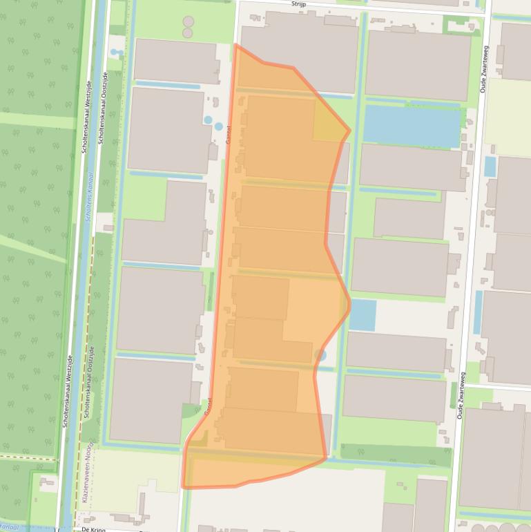 Kaart van postcodegebied 7891XA.