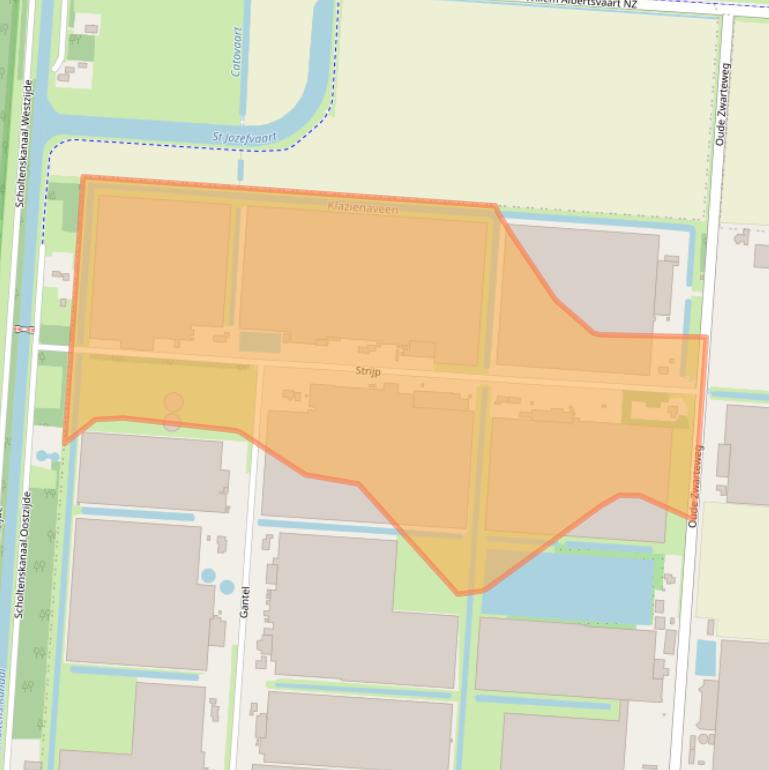 Kaart van postcodegebied 7891XC.