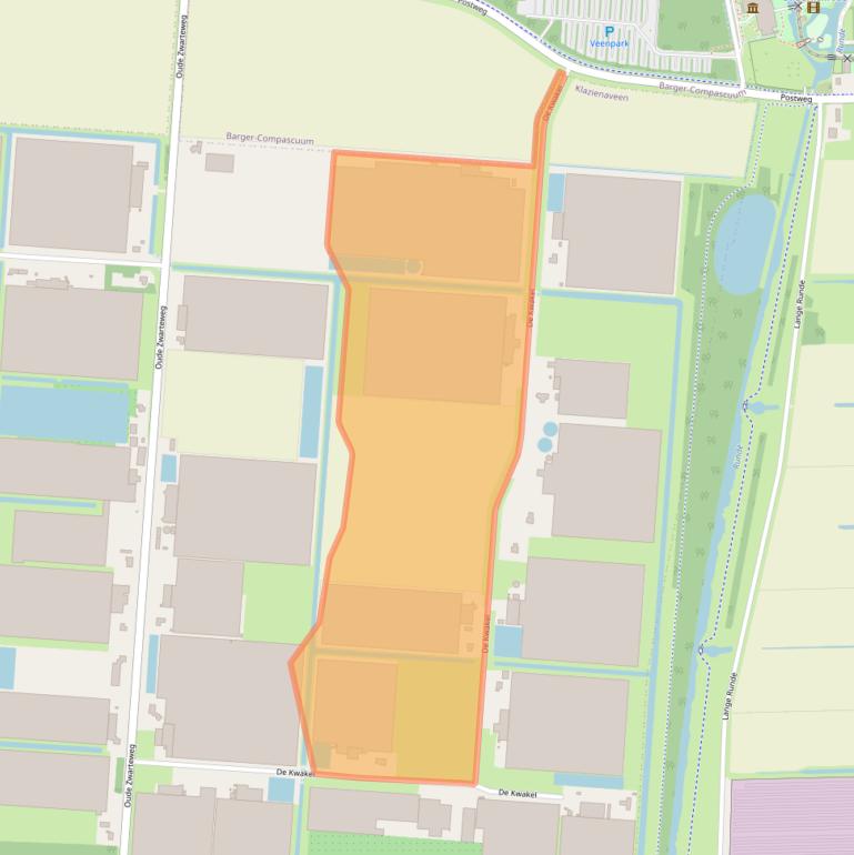 Kaart van postcodegebied 7891XE.