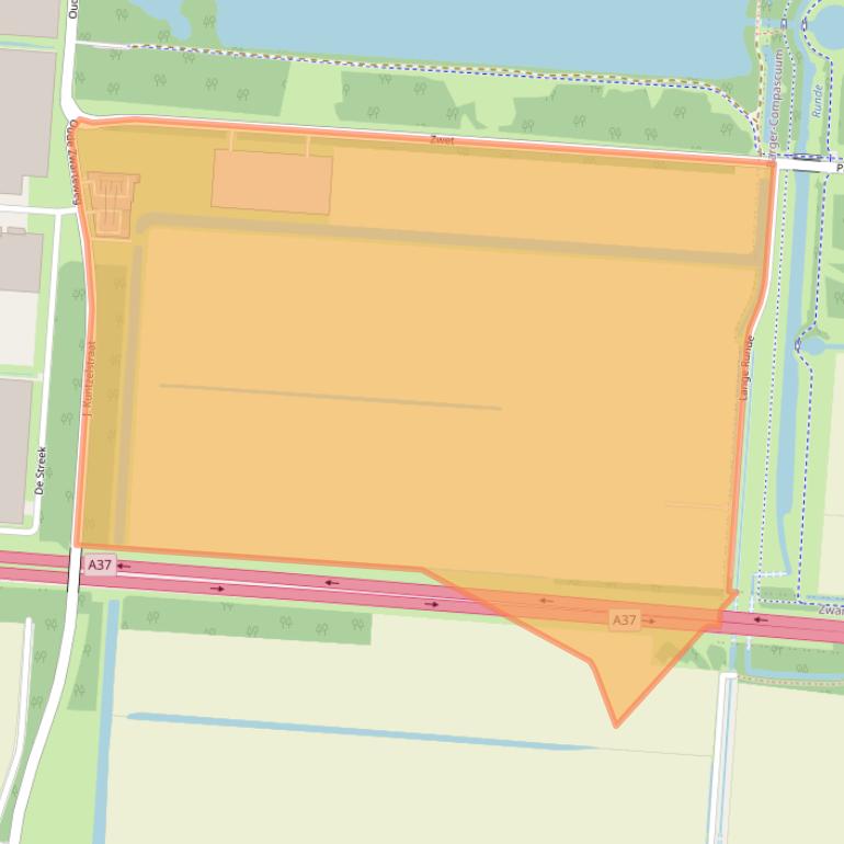 Kaart van postcodegebied 7891XK.