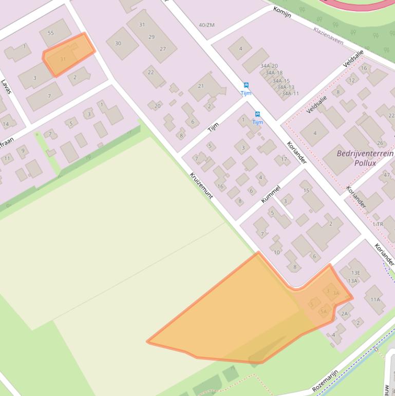 Kaart van postcodegebied 7892AE.