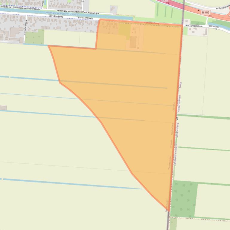 Kaart van postcodegebied 7894AH.