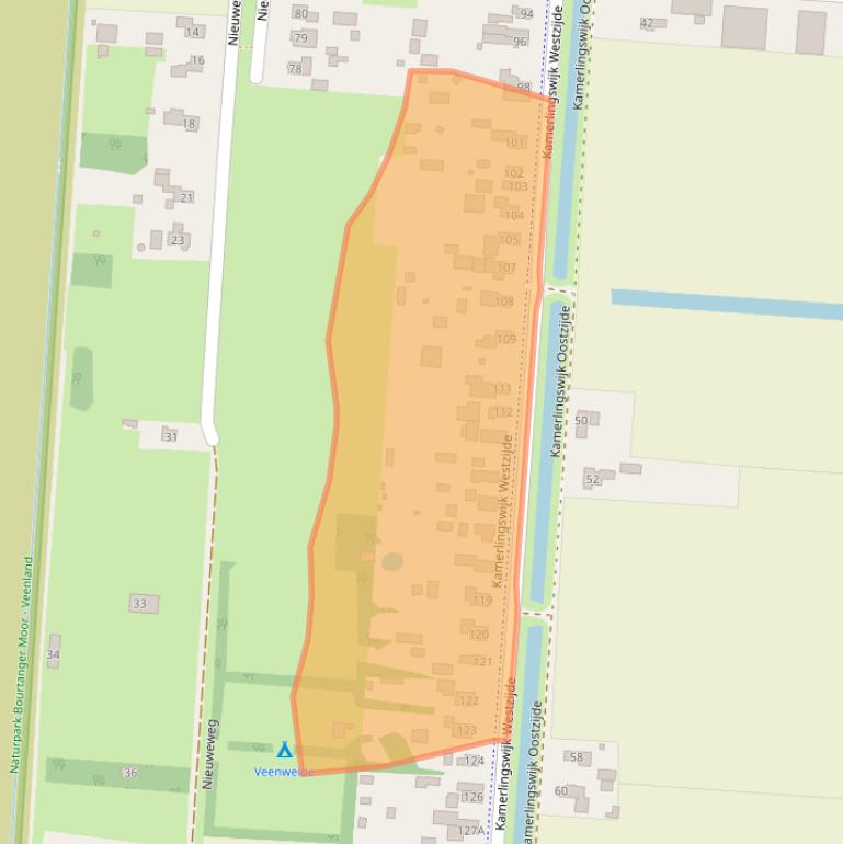 Kaart van postcodegebied 7894AP.