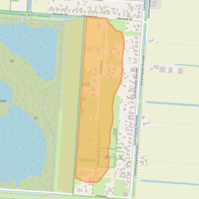 Kaart van postcodegebied 7894AT.