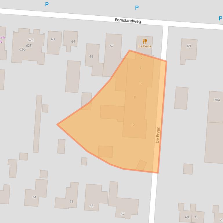 Kaart van postcodegebied 7894AZ.