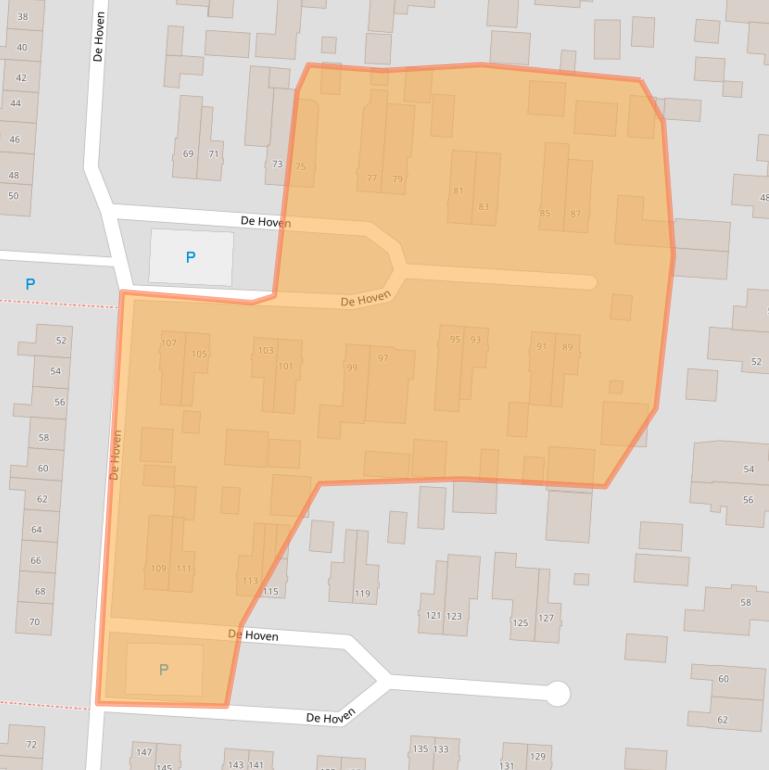 Kaart van postcodegebied 7894BR.
