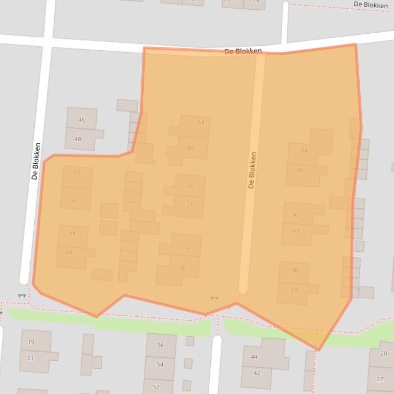 Kaart van postcodegebied 7894CM.