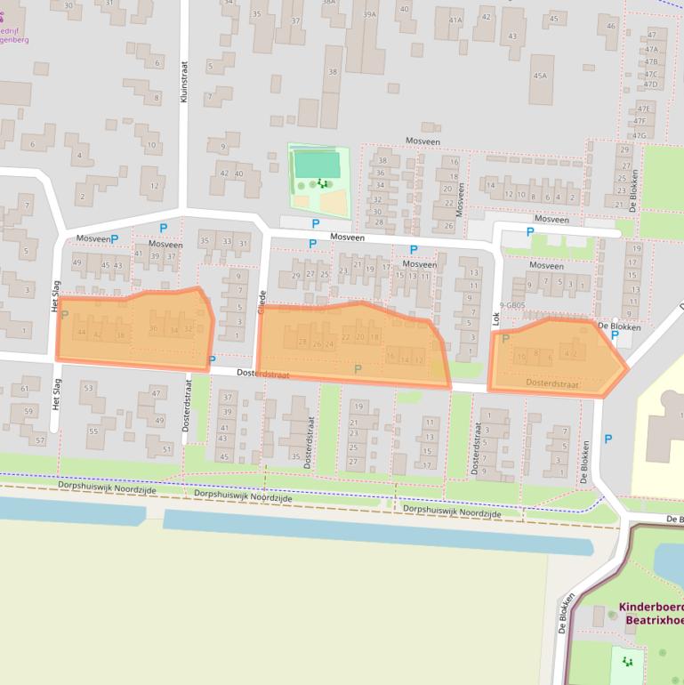 Kaart van postcodegebied 7894CS.
