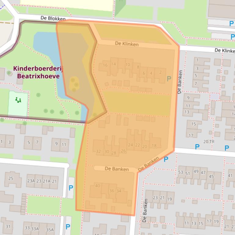 Kaart van postcodegebied 7894DB.