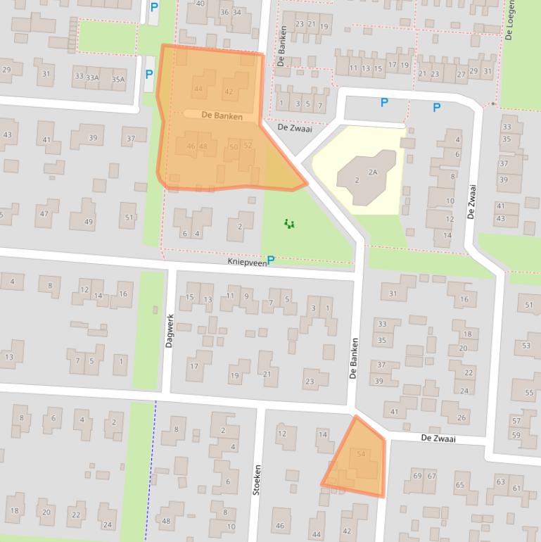 Kaart van postcodegebied 7894DD.