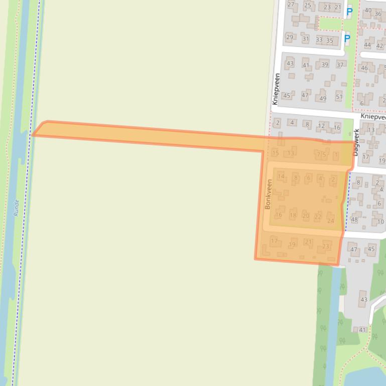 Kaart van postcodegebied 7894DM.