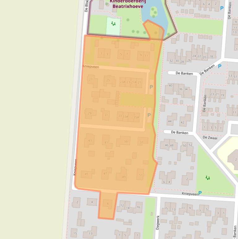 Kaart van postcodegebied 7894DR.