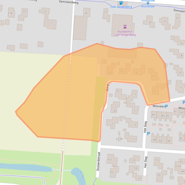 Kaart van postcodegebied 7894ET.