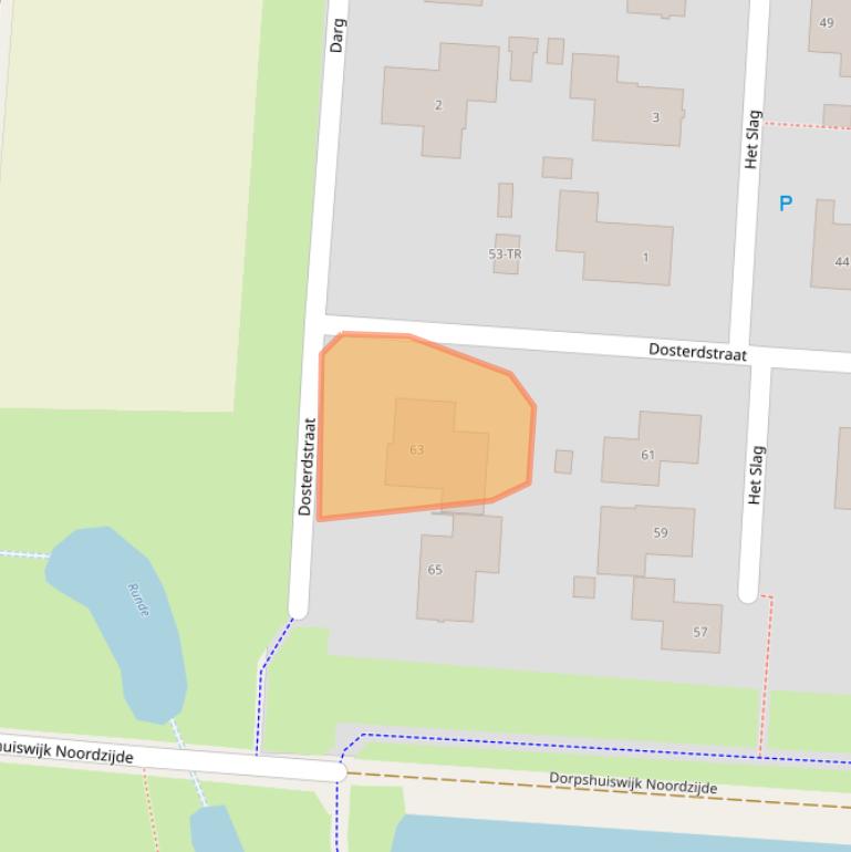 Kaart van postcodegebied 7894LR.