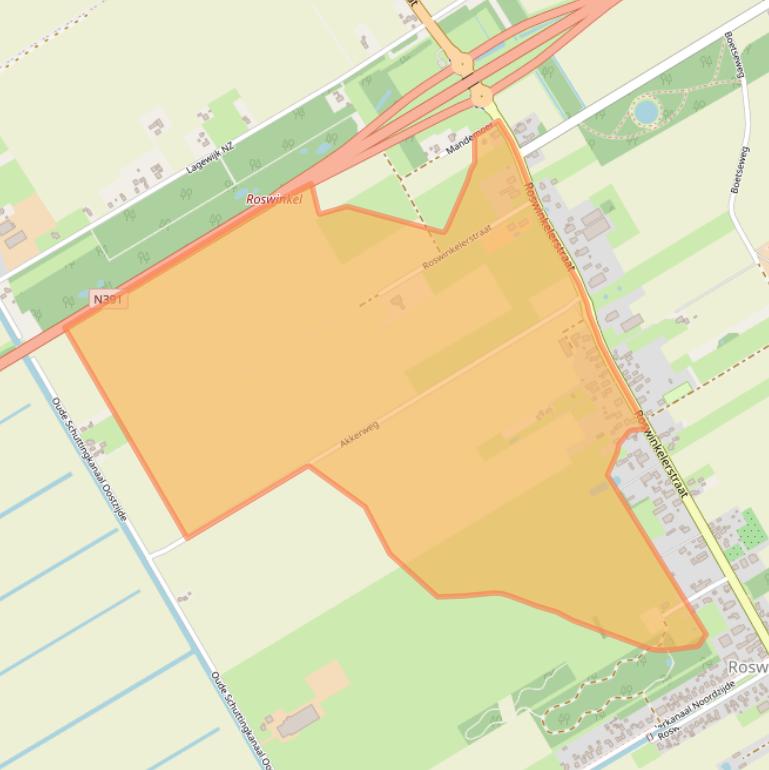 Kaart van postcodegebied 7895AL.