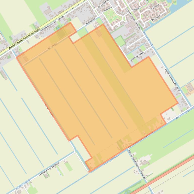 Kaart van postcodegebied 7895TD.