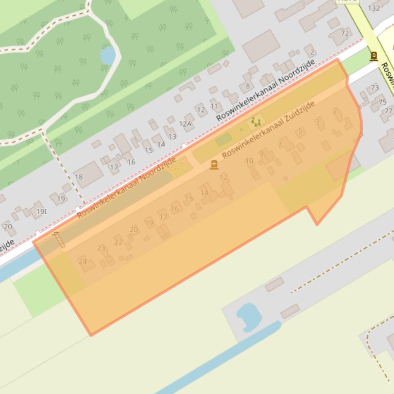 Kaart van postcodegebied 7895TS.