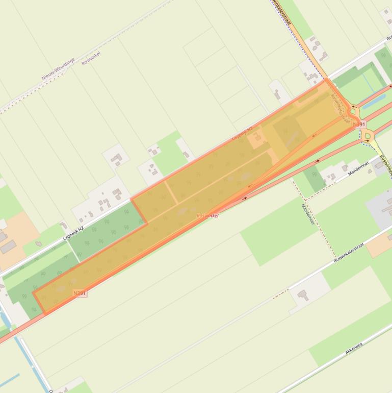 Kaart van postcodegebied 7895TZ.