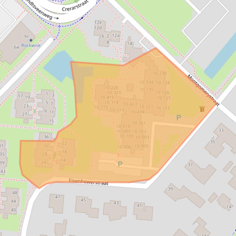 Kaart van postcodegebied 7901AH.