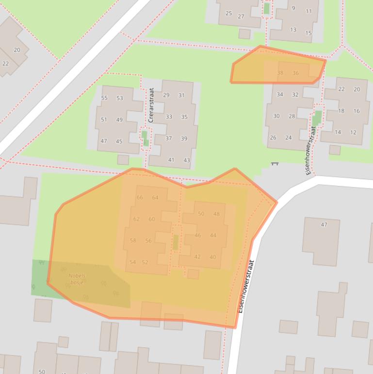 Kaart van postcodegebied 7901AJ.