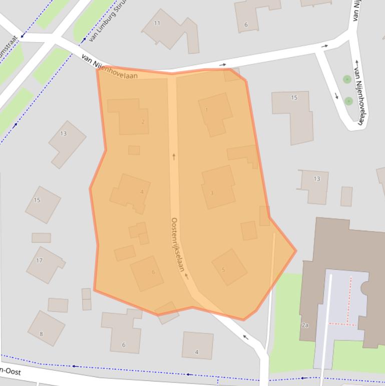 Kaart van postcodegebied 7901AL.