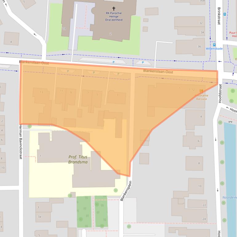 Kaart van postcodegebied 7901BA.