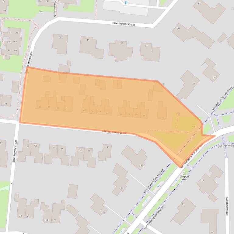 Kaart van postcodegebied 7901BH.