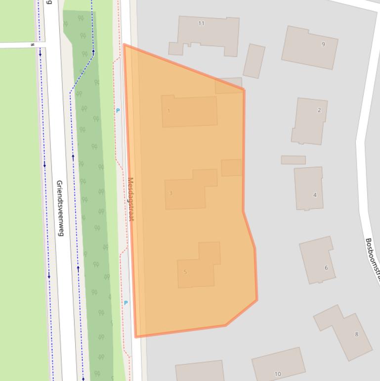 Kaart van postcodegebied 7901CG.