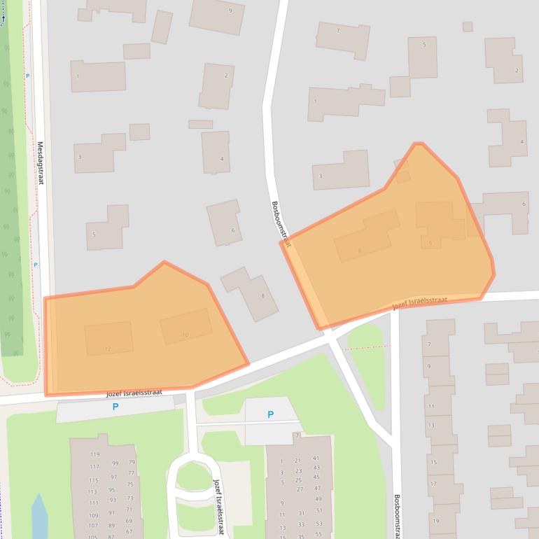 Kaart van postcodegebied 7901CK.