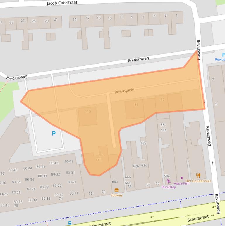 Kaart van postcodegebied 7901EZ.