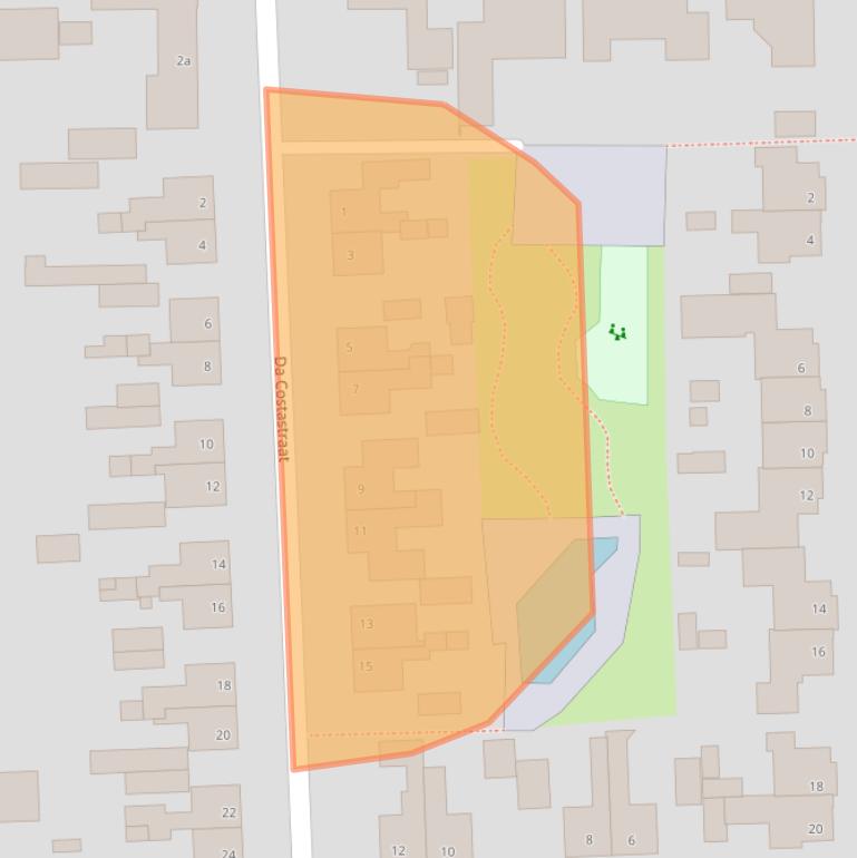 Kaart van postcodegebied 7901HA.