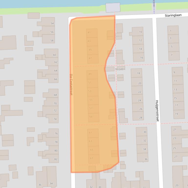Kaart van postcodegebied 7901HB.