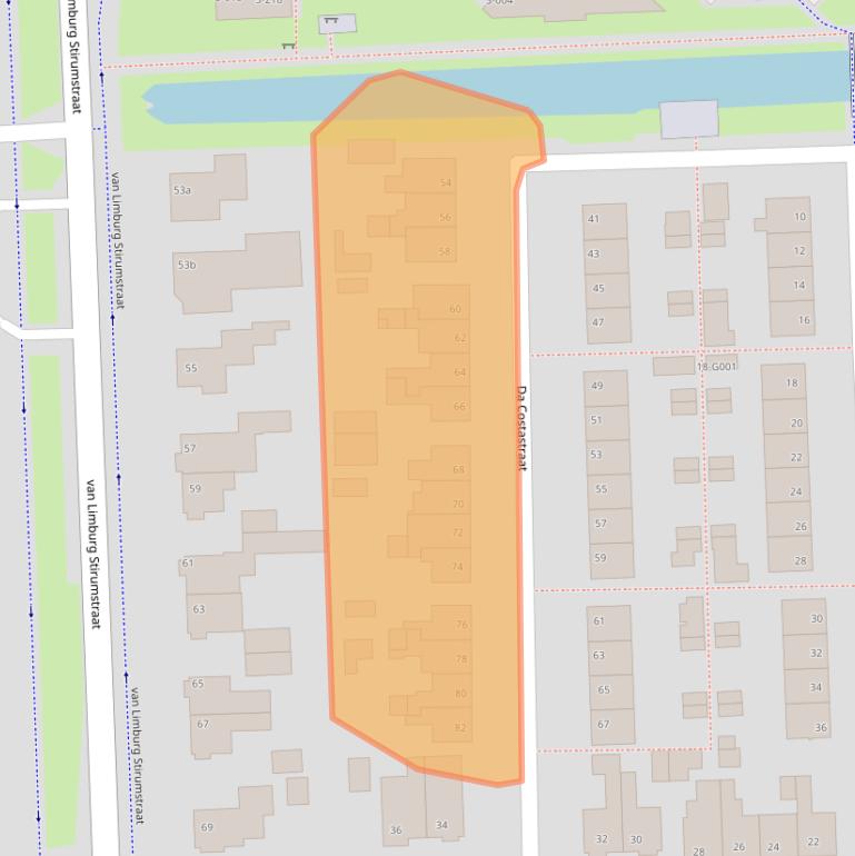 Kaart van postcodegebied 7901HG.