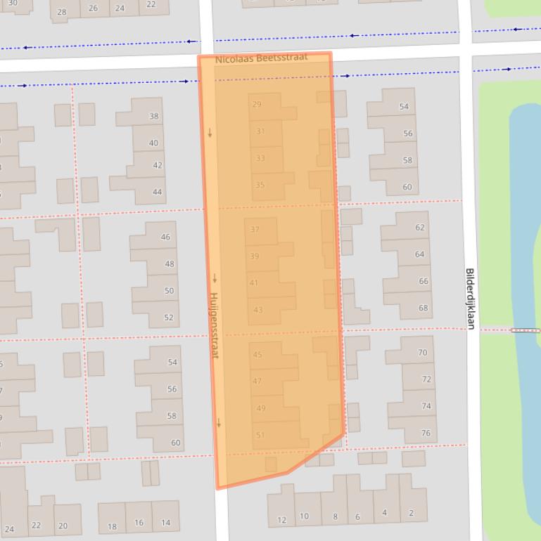 Kaart van postcodegebied 7901HT.