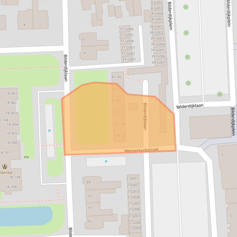 Kaart van postcodegebied 7901JC.