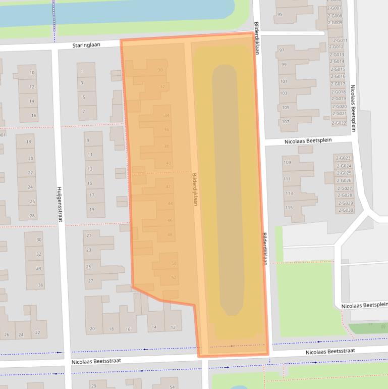 Kaart van postcodegebied 7901JG.