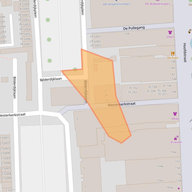 Kaart van postcodegebied 7901JJ.