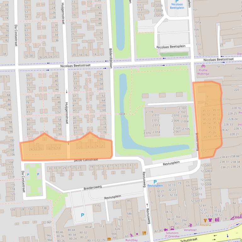 Kaart van postcodegebied 7901JL.