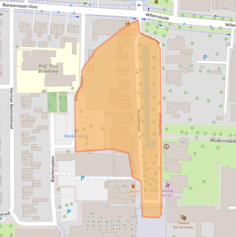 Kaart van postcodegebied 7901JP.