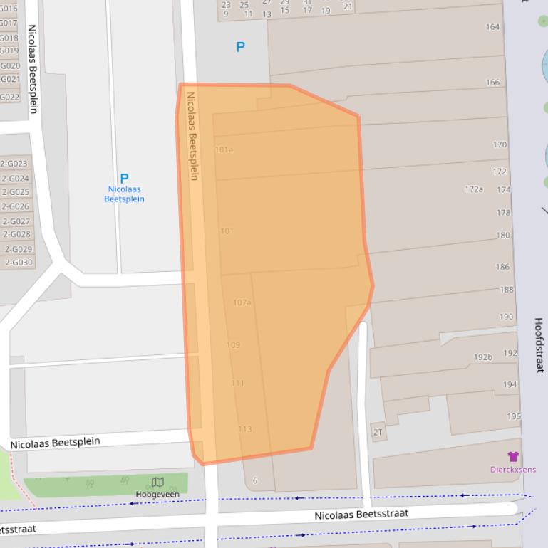 Kaart van postcodegebied 7901KK.