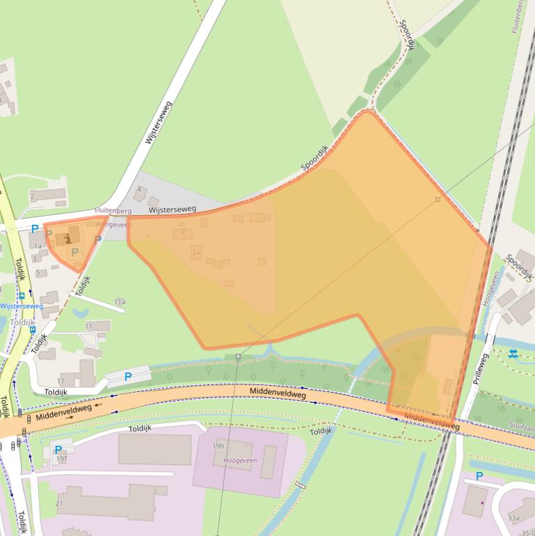 Kaart van postcodegebied 7901TC.